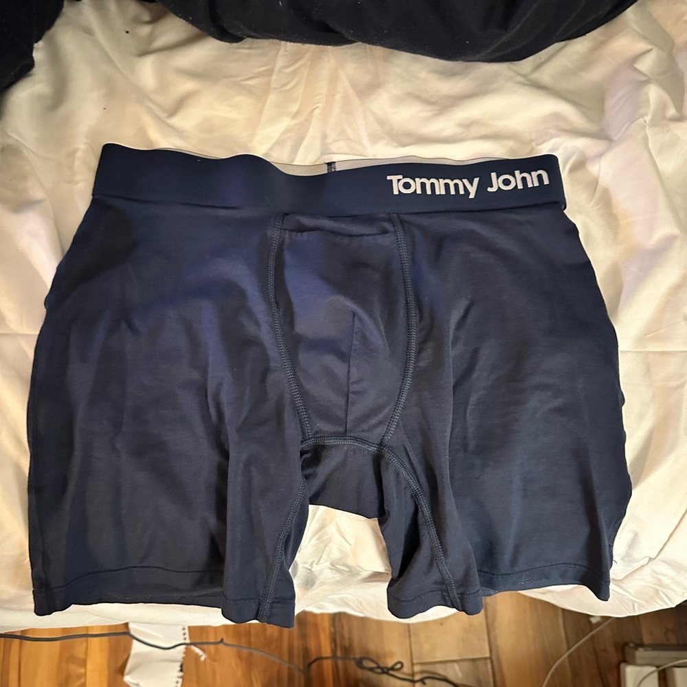 Tommy John Men's Navy Boxer Briefs